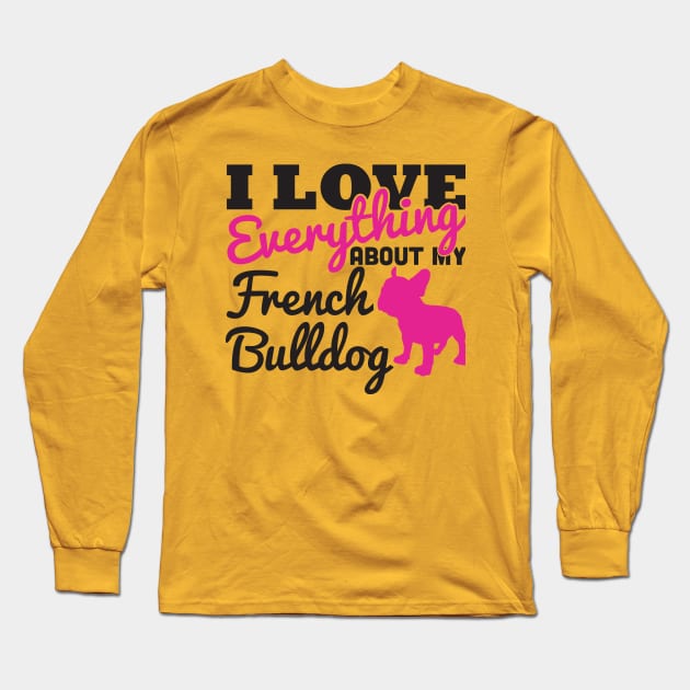 French Bulldog Long Sleeve T-Shirt by nektarinchen